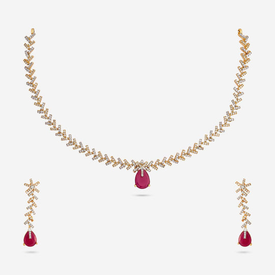 Zircon Necklace Zircon Necklace 188021
