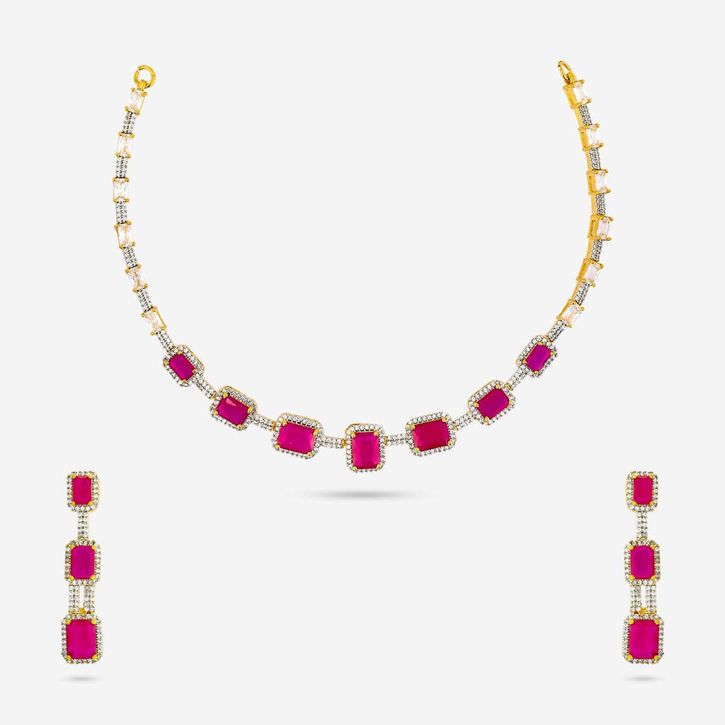 Zircon Necklace Zircon Necklace 190813