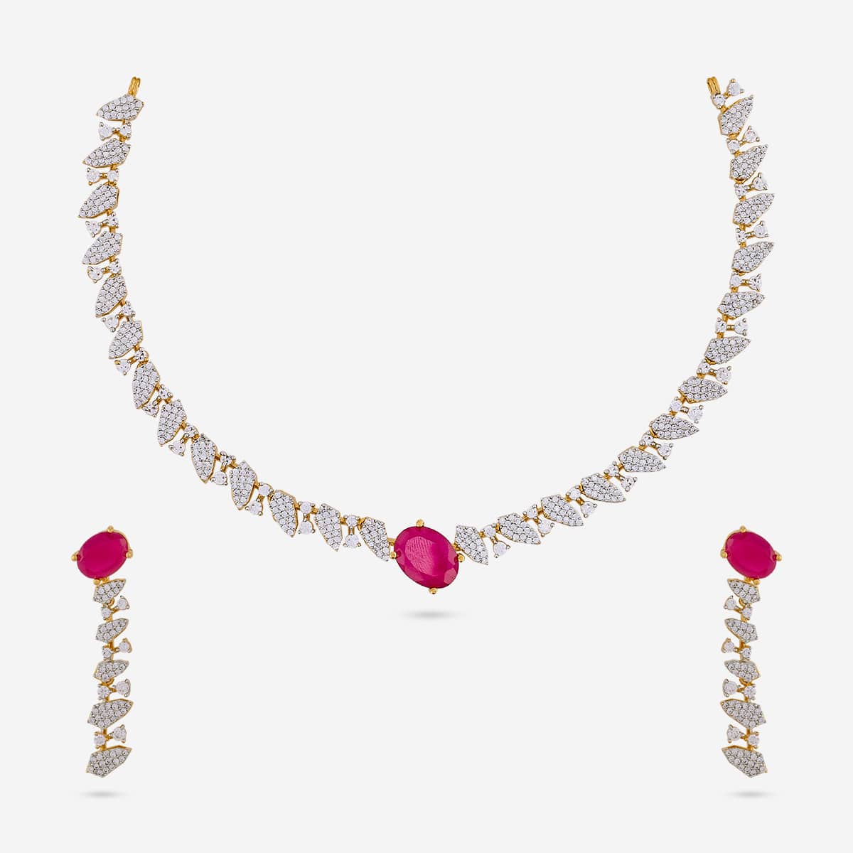 Zircon Necklace Zircon Necklace 190819