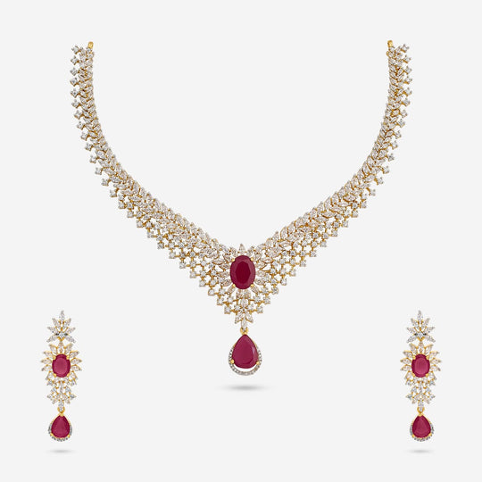 Zircon Necklace Zircon Necklace 190820