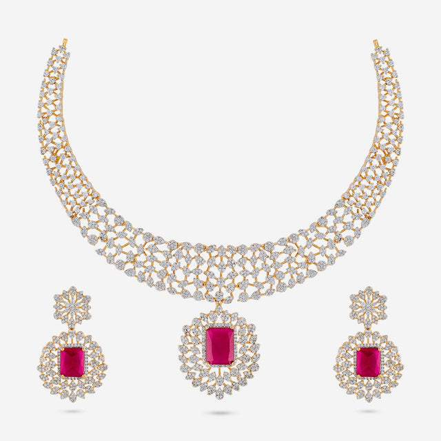 Zircon Necklace Zircon Necklace 190821