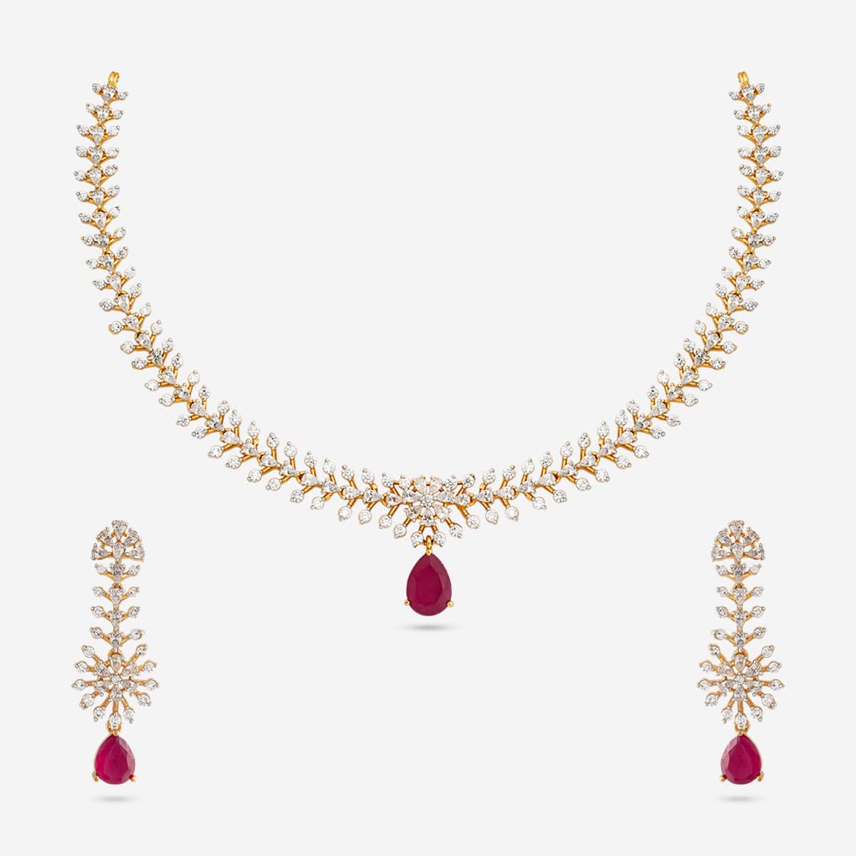 Zircon Necklace Zircon Necklace 190822