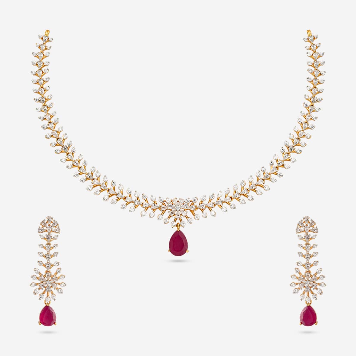Zircon Necklace Zircon Necklace 190822