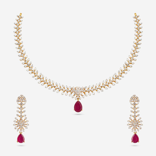 Zircon Necklace Zircon Necklace 190822
