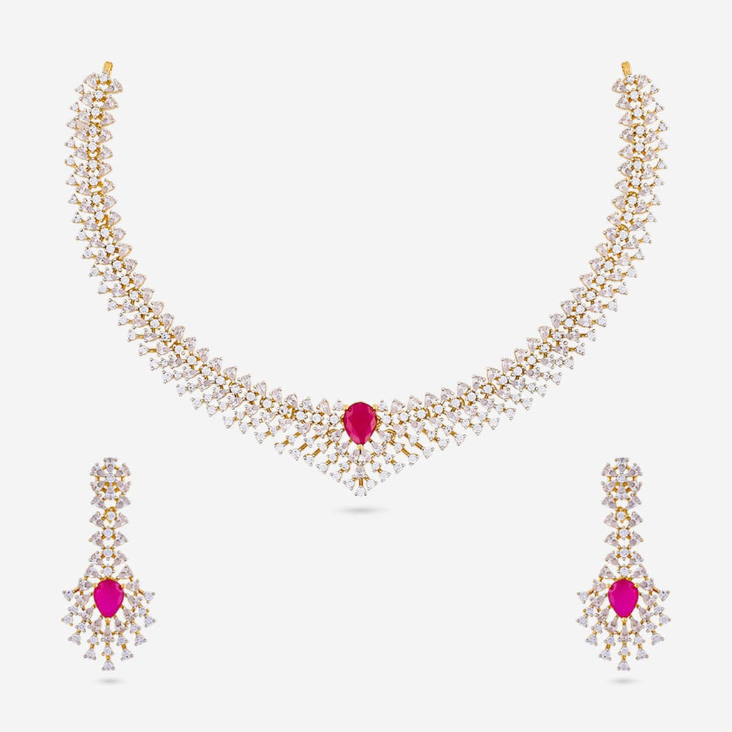 Zircon Necklace Zircon Necklace 190824