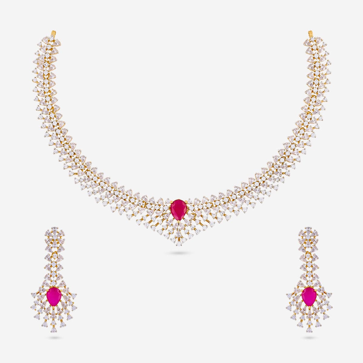 Zircon Necklace Zircon Necklace 190824