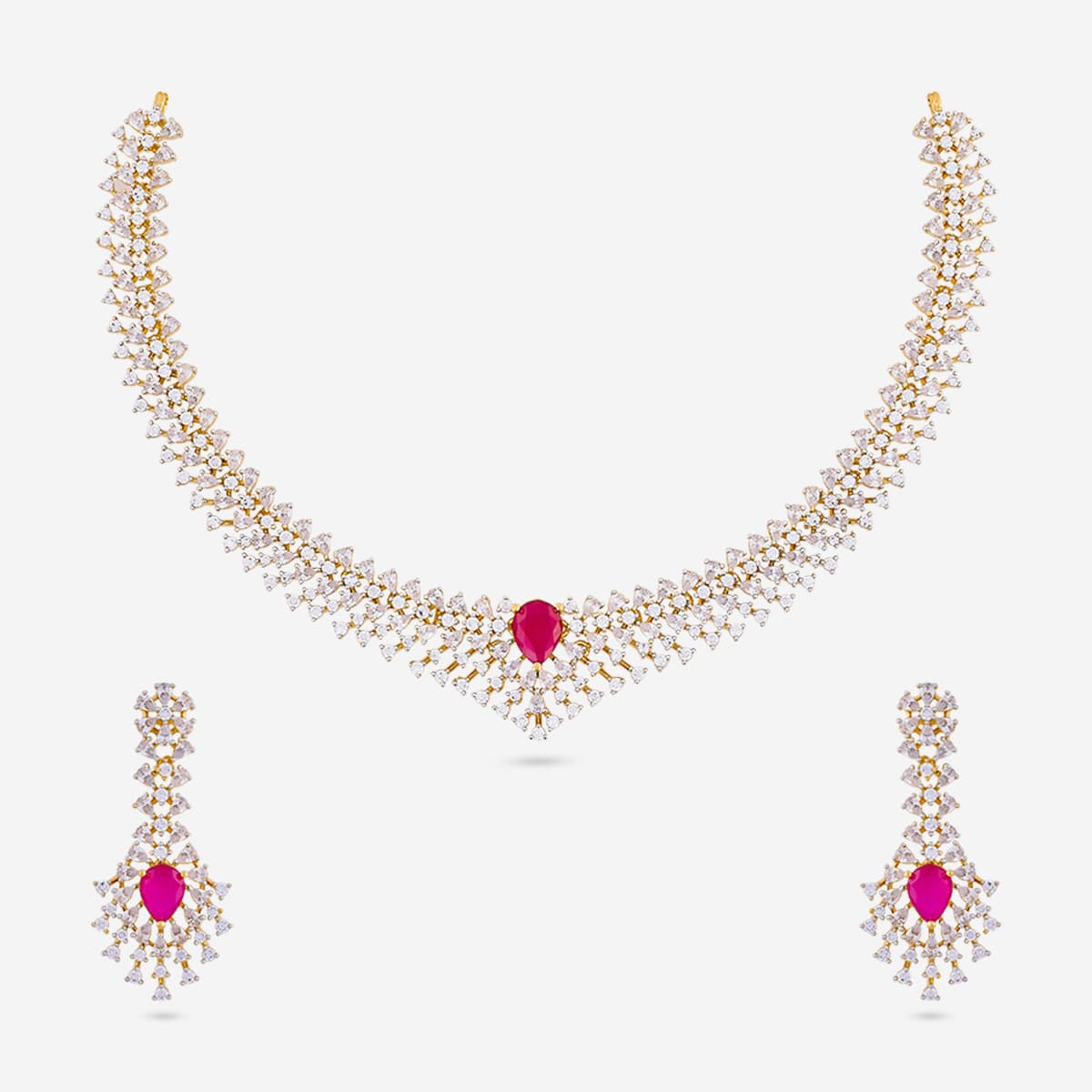 Zircon Necklace Zircon Necklace 190824