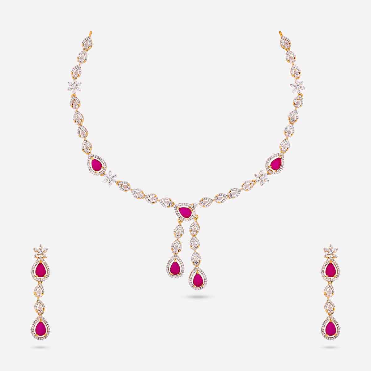 Zircon Necklace Zircon Necklace 190826