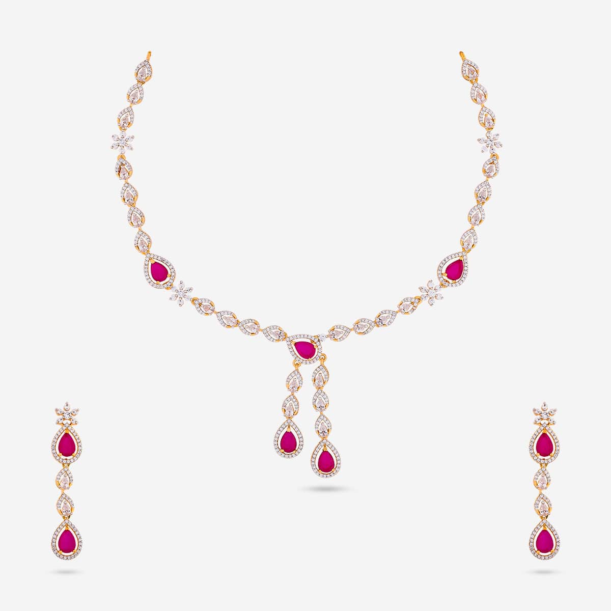 Zircon Necklace Zircon Necklace 190826