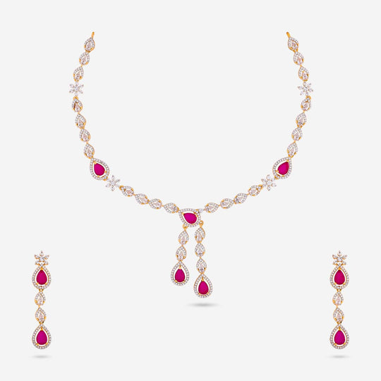 Zircon Necklace Zircon Necklace 190826