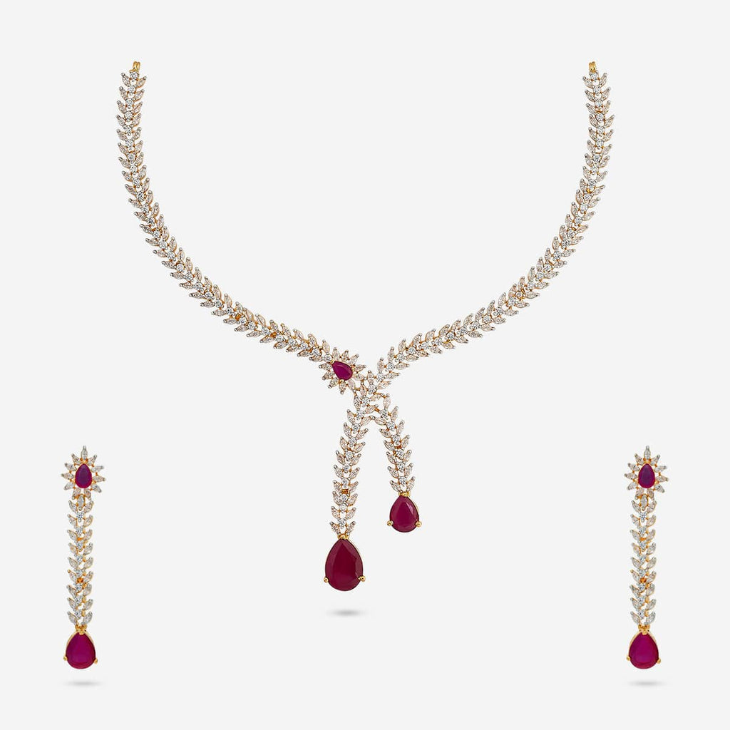 Zircon Necklace Zircon Necklace 190828