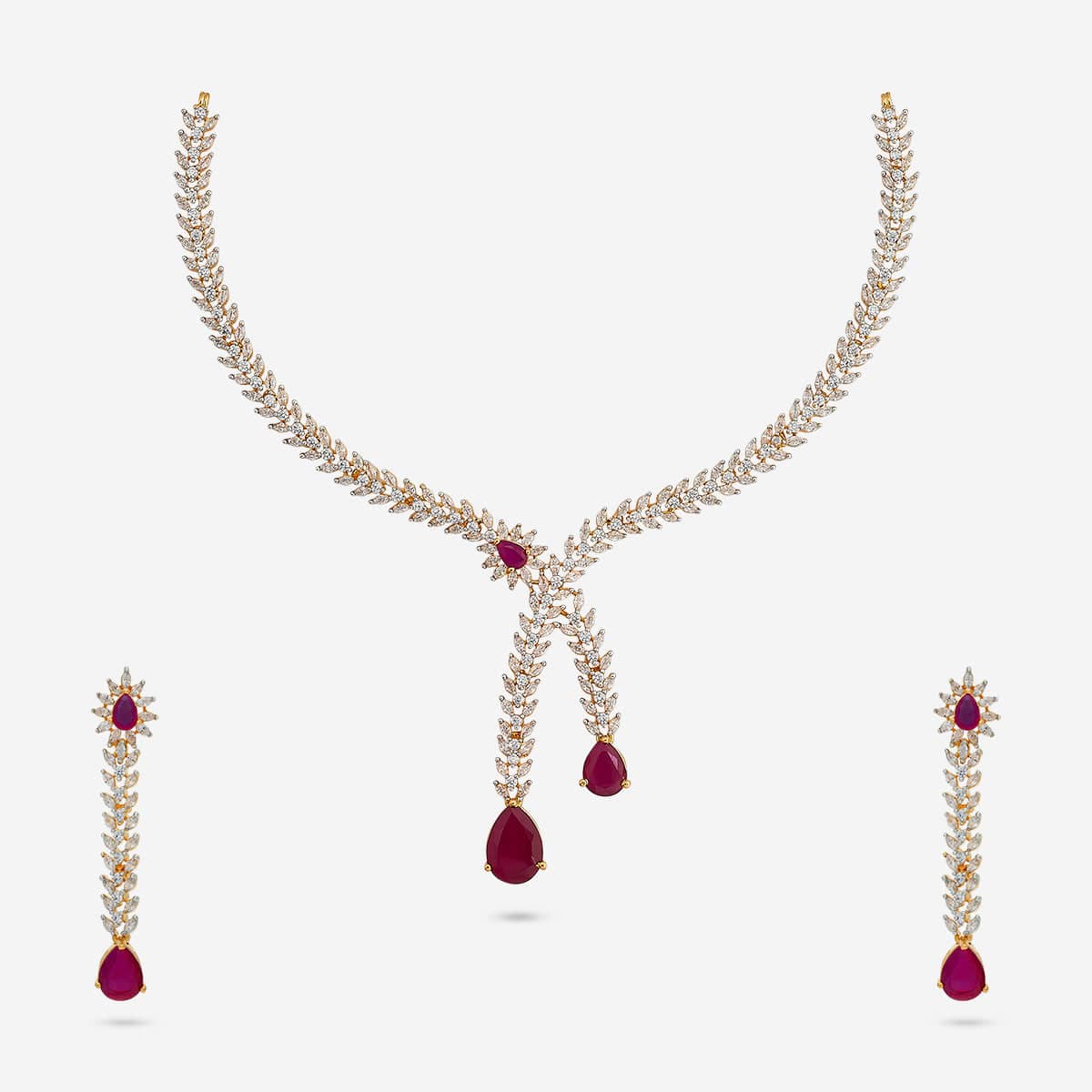 Zircon Necklace Zircon Necklace 190828