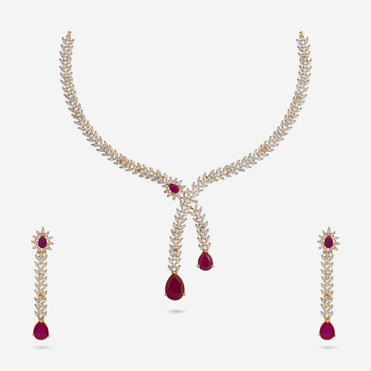 Zircon Necklace Zircon Necklace 190828