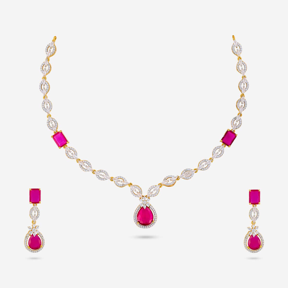 Zircon Necklace Zircon Necklace 190829