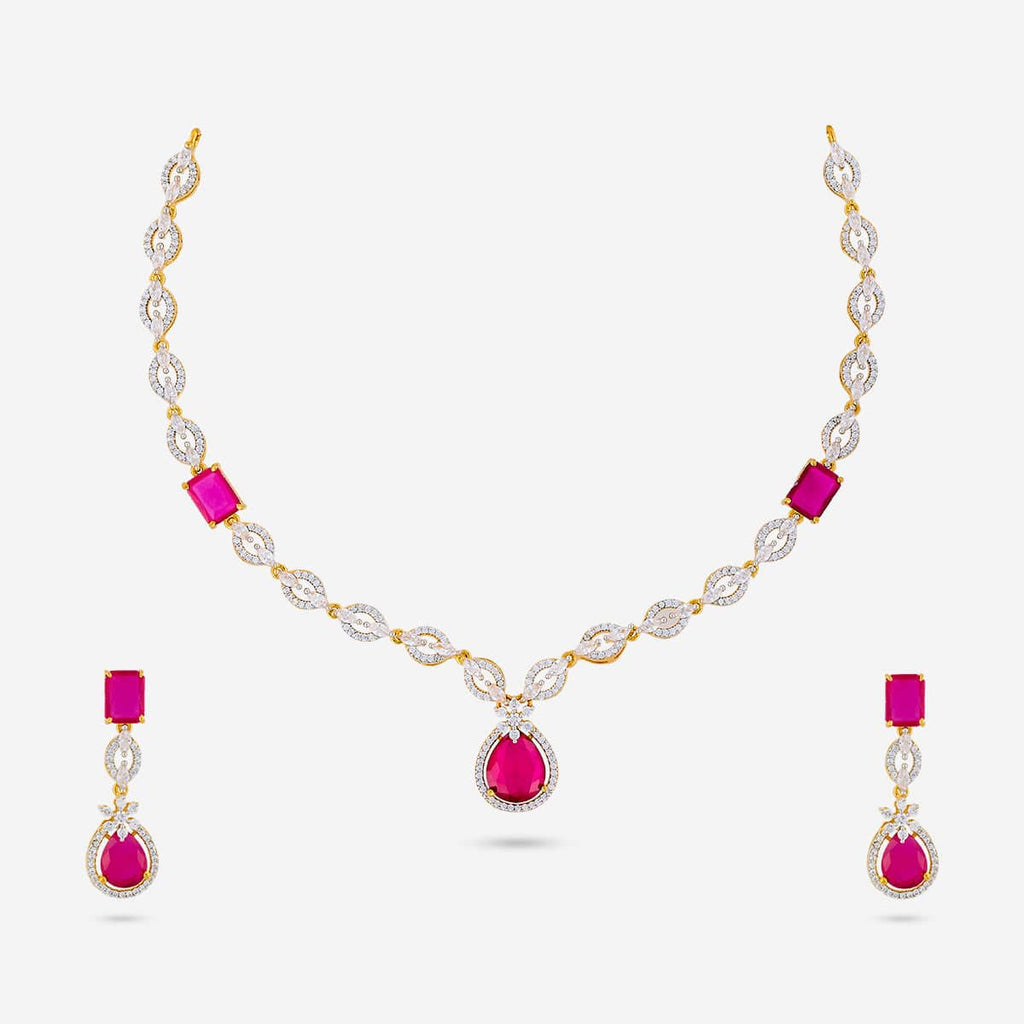 Zircon Necklace Zircon Necklace 190829