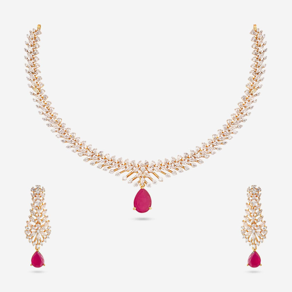 Zircon Necklace Zircon Necklace 190830