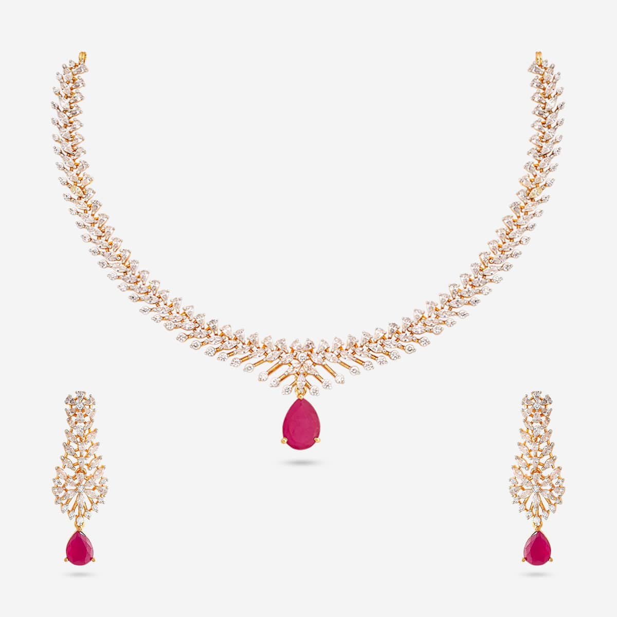 Zircon Necklace Zircon Necklace 190830