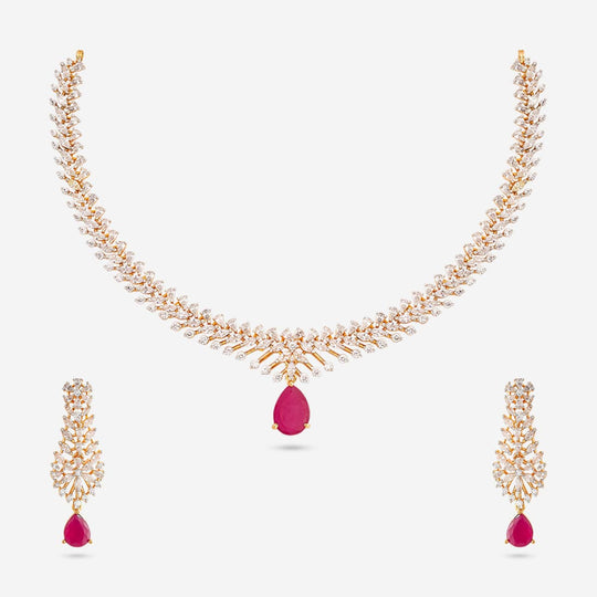 Zircon Necklace Zircon Necklace 190830