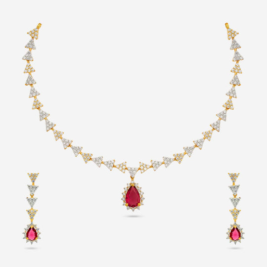 Zircon Necklace Zircon Necklace 190837