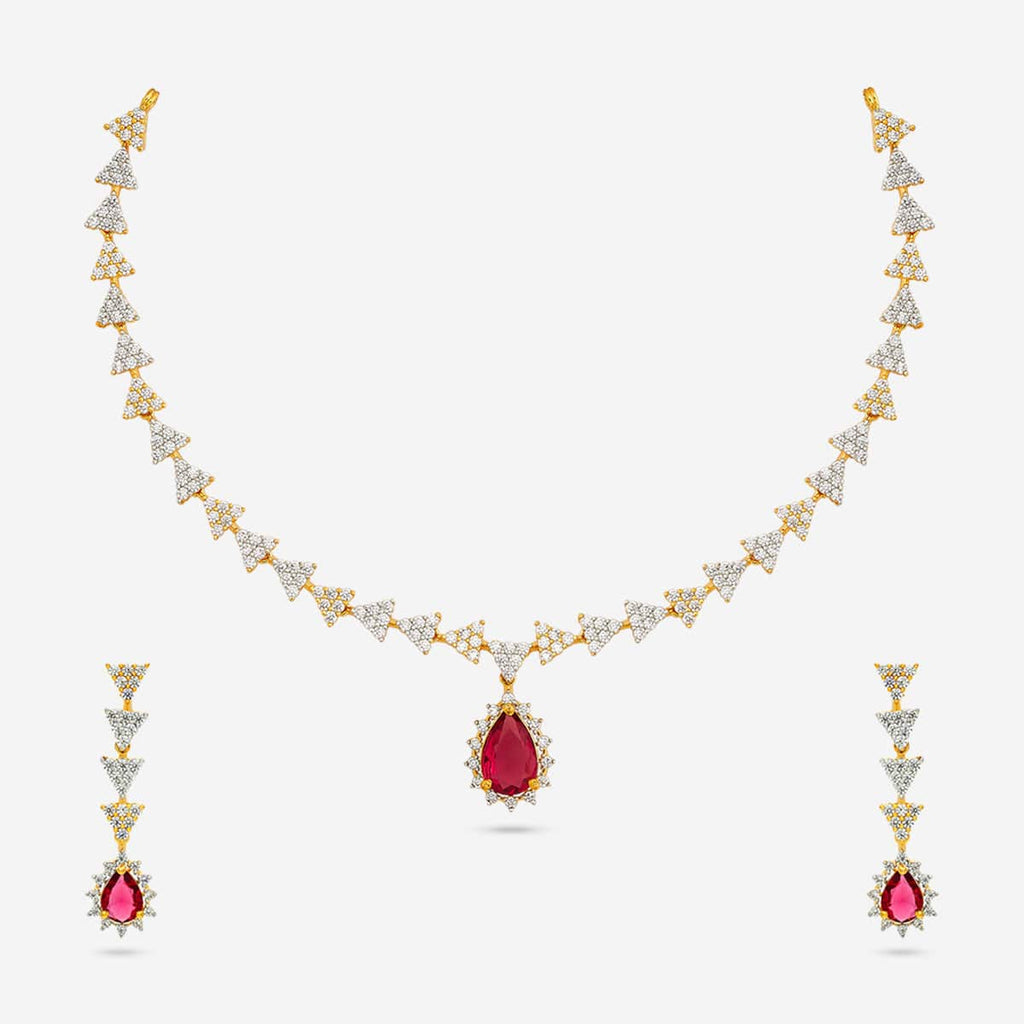 Zircon Necklace Zircon Necklace 190837