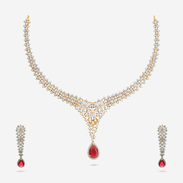 Zircon Necklace Zircon Necklace 190838