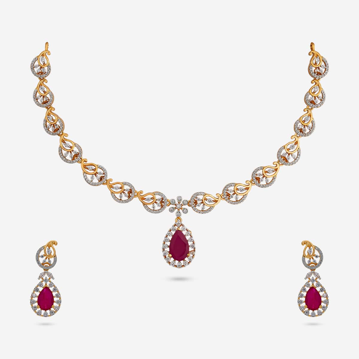 Zircon Necklace Zircon Necklace 190916