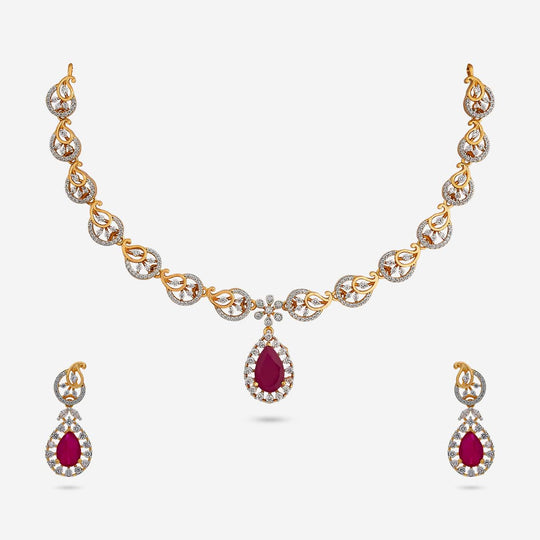 Zircon Necklace Zircon Necklace 190916