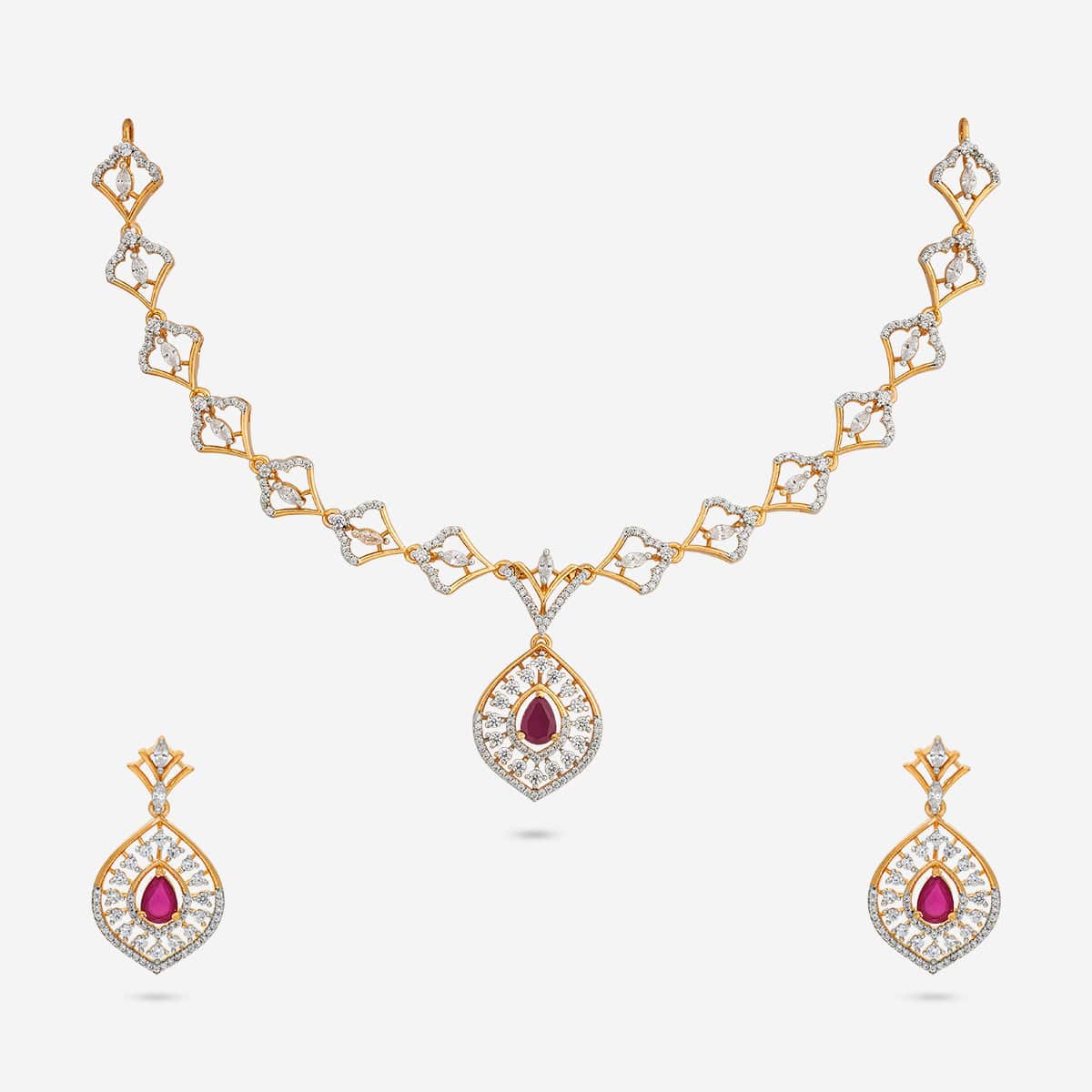 Zircon Necklace Zircon Necklace 190921