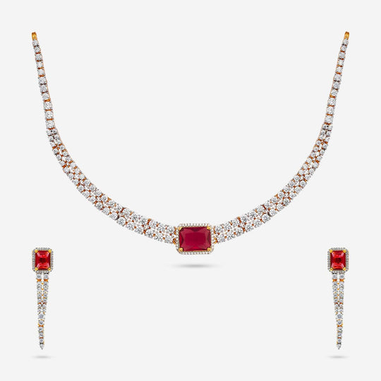 Zircon Necklace Zircon Necklace 191034