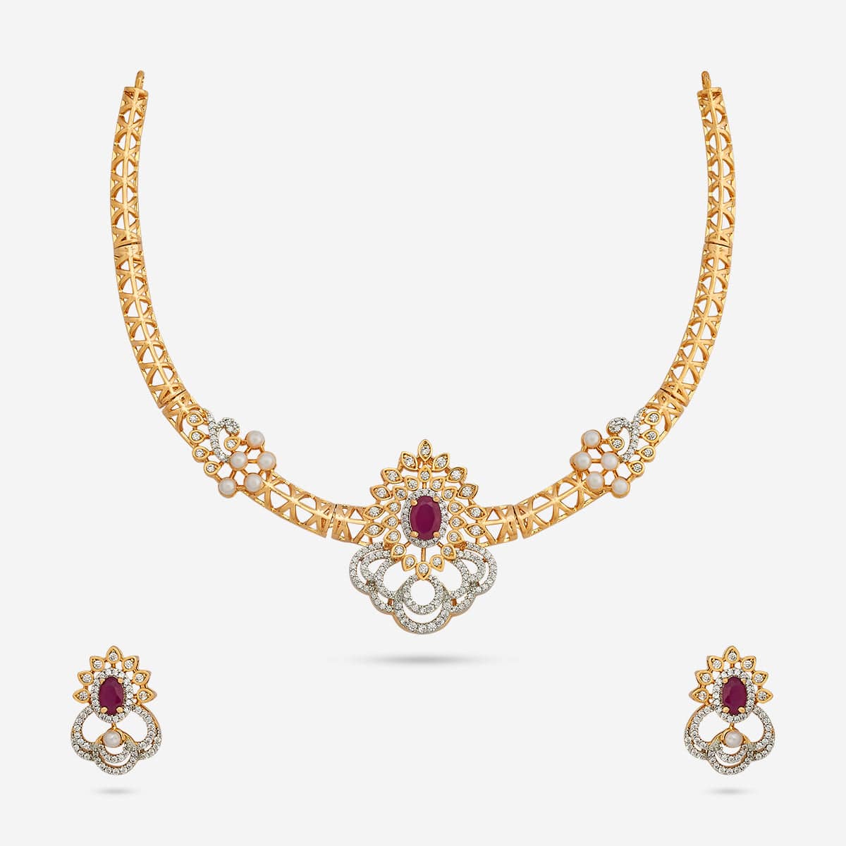 Zircon Necklace Zircon Necklace 191052