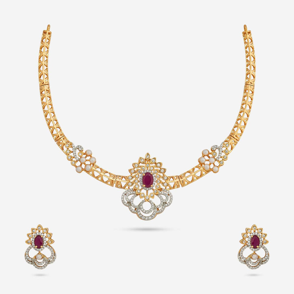 Zircon Necklace Zircon Necklace 191052