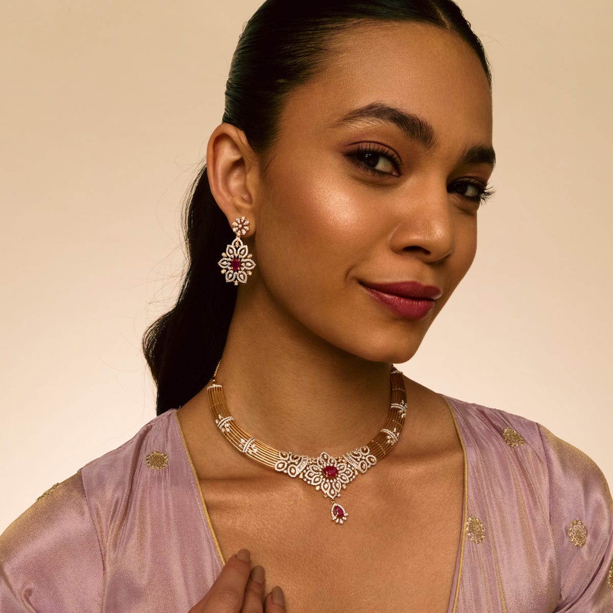 Zircon Necklace Zircon Necklace 191055