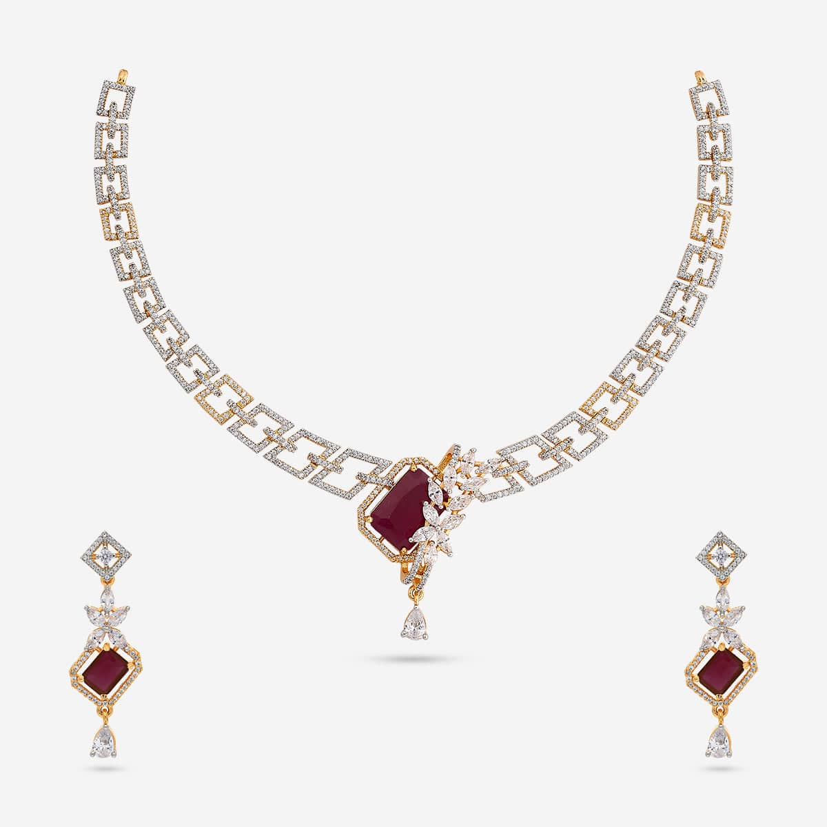 Zircon Necklace Zircon Necklace 191701