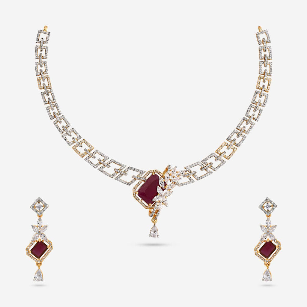 Zircon Necklace Zircon Necklace 191701