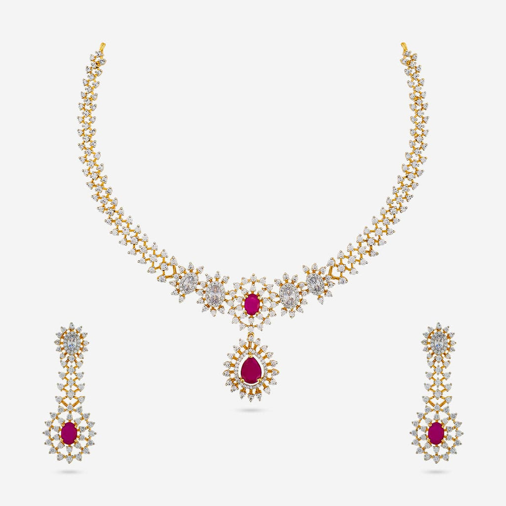 Zircon Necklace Zircon Necklace 191702