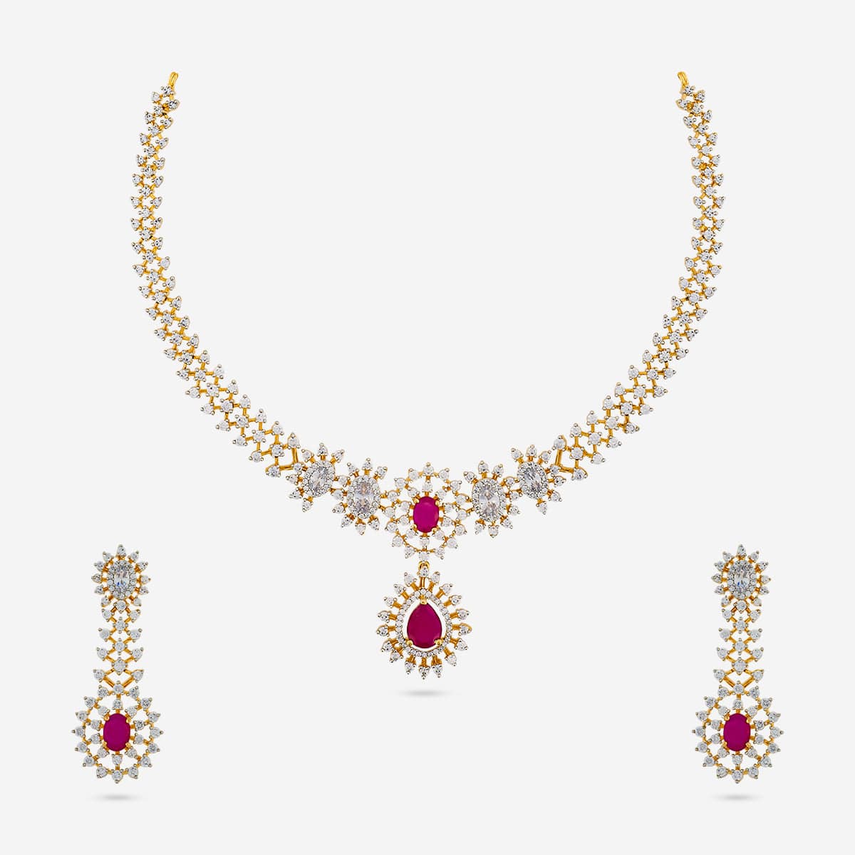 Zircon Necklace Zircon Necklace 191702