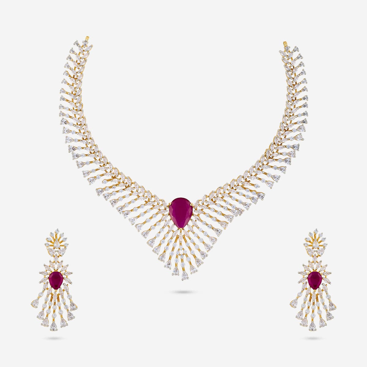 Zircon Necklace Zircon Necklace 191703