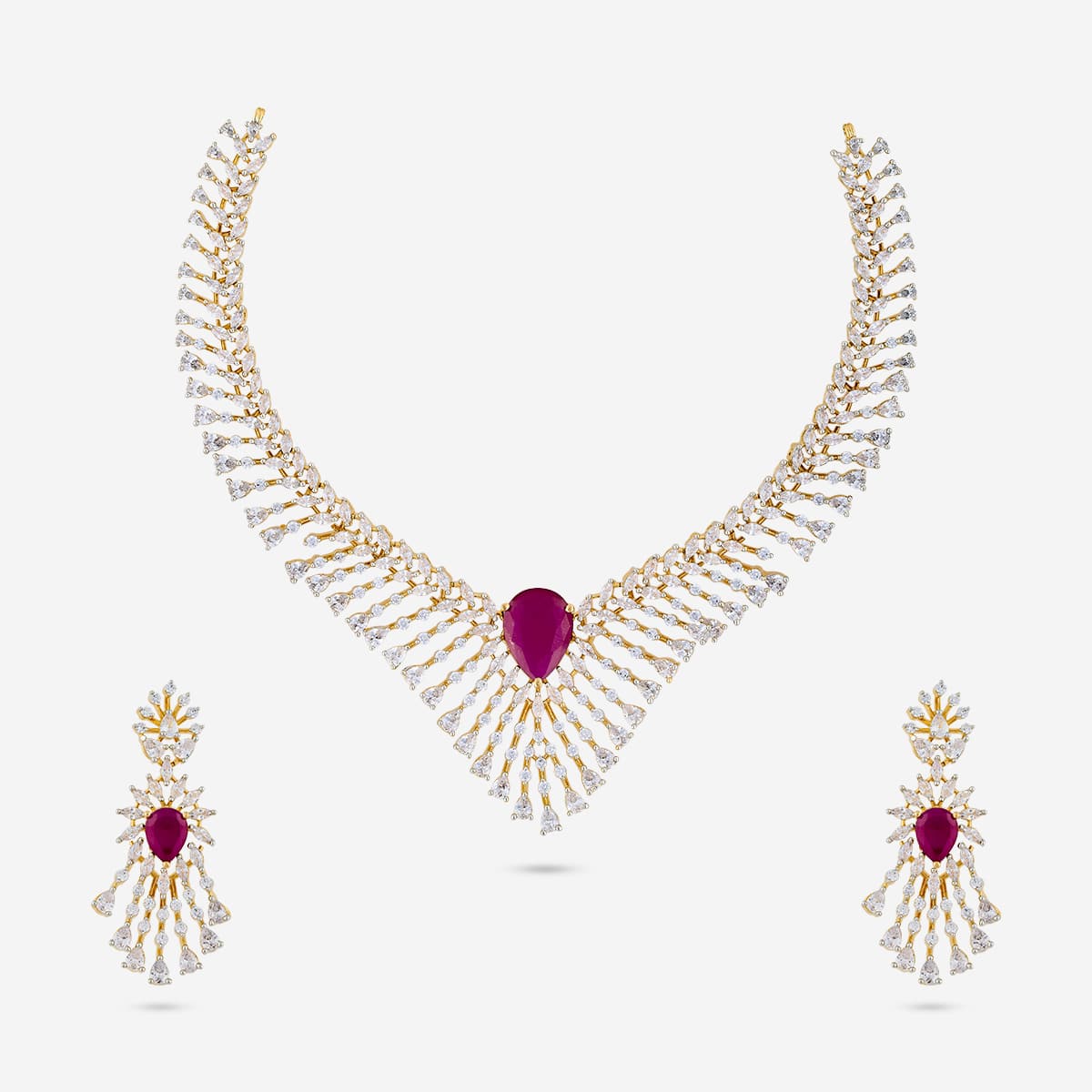 Zircon Necklace Zircon Necklace 191703