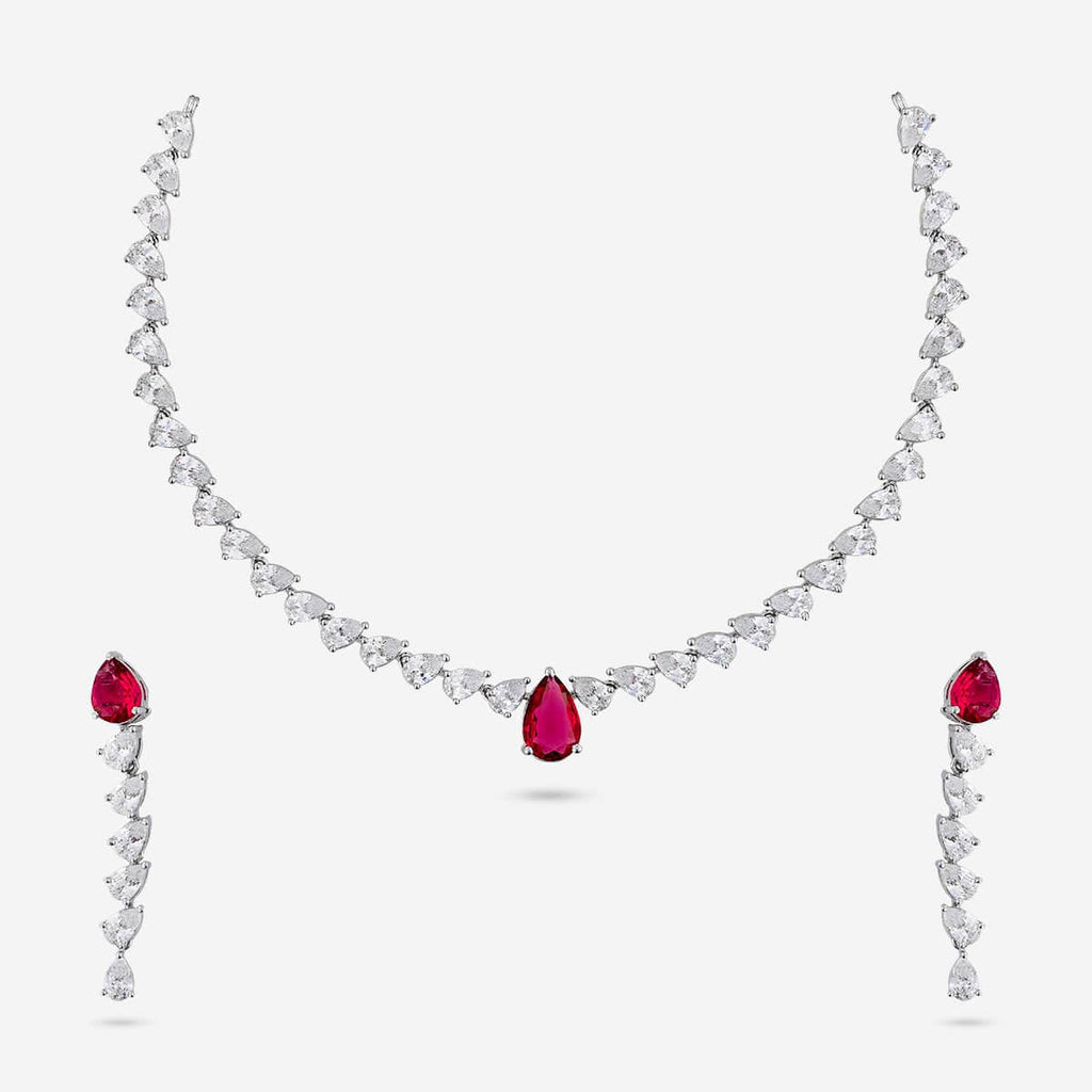 Zircon Necklace Zircon Necklace 190839
