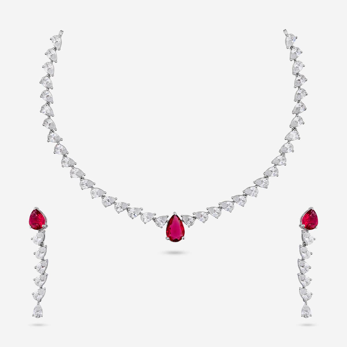 Zircon Necklace Zircon Necklace 190839