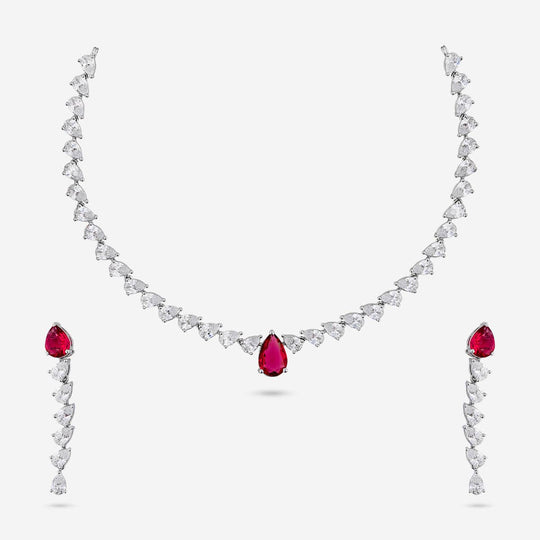 Zircon Necklace Zircon Necklace 190839