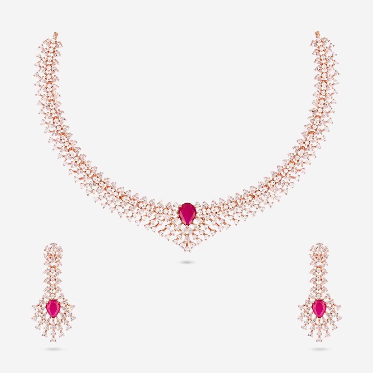 Zircon Necklace Zircon Necklace 190824