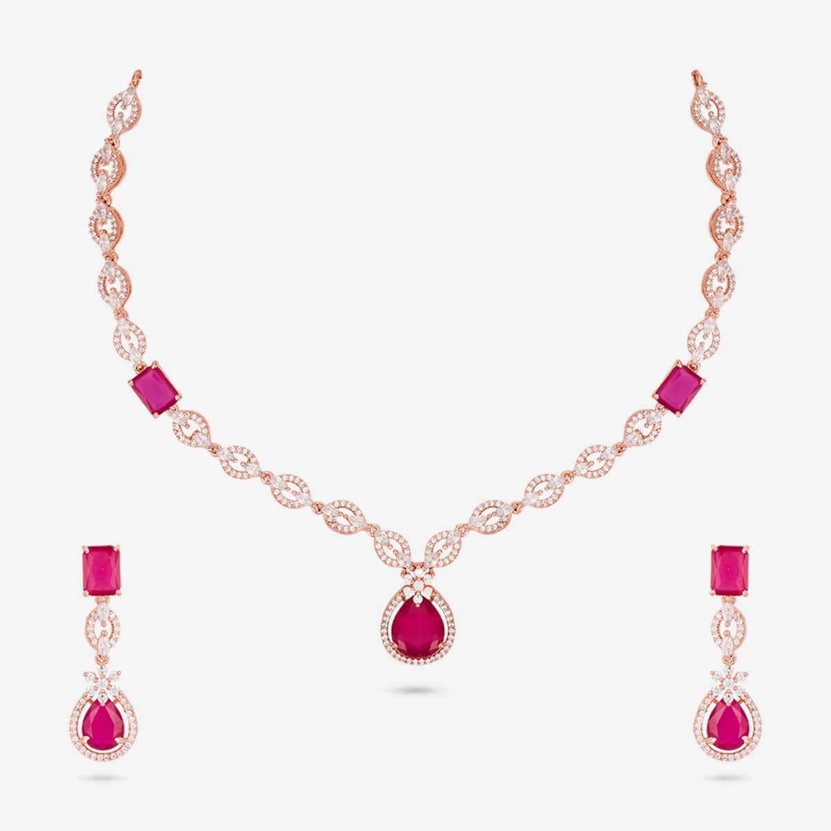 Zircon Necklace Zircon Necklace 190829