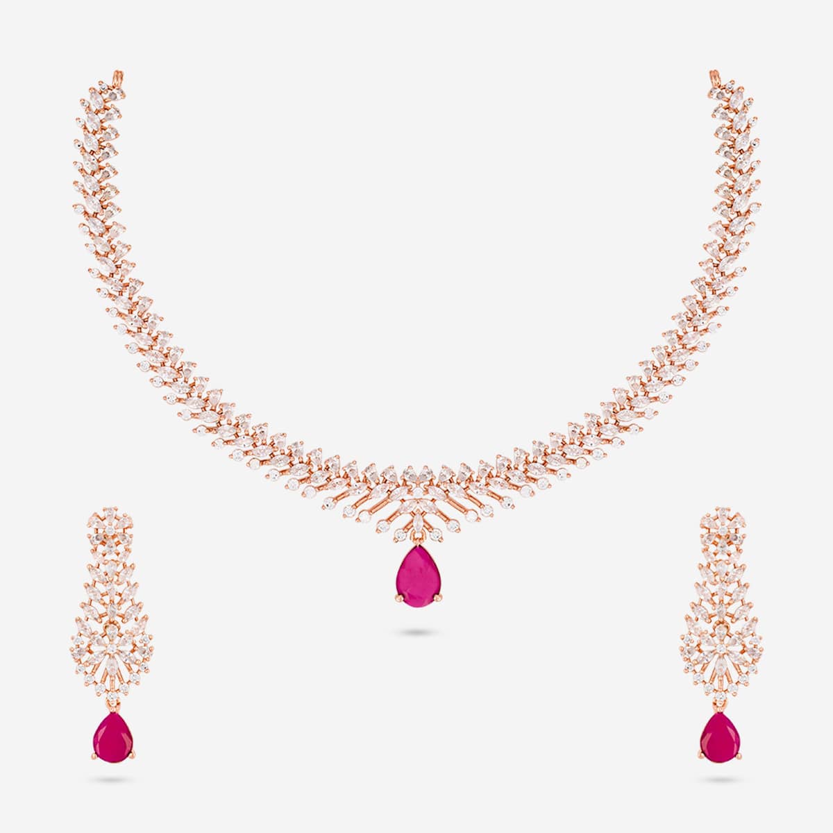 Zircon Necklace Zircon Necklace 190830