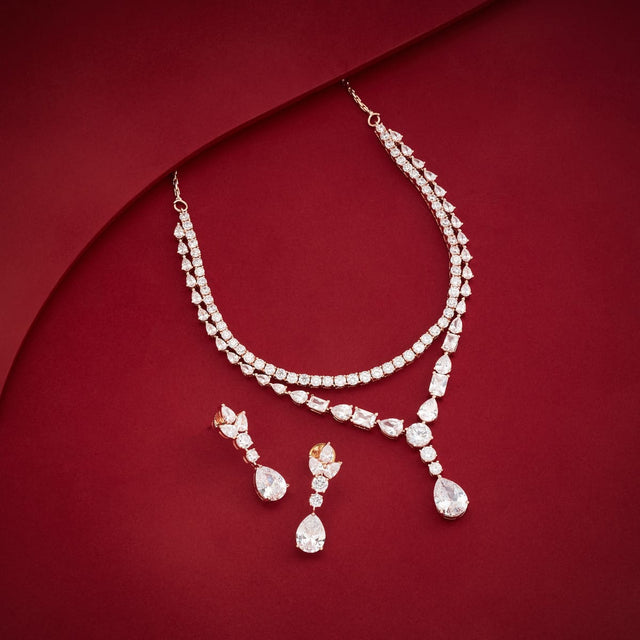 Zircon Necklace Zircon Necklace 200509