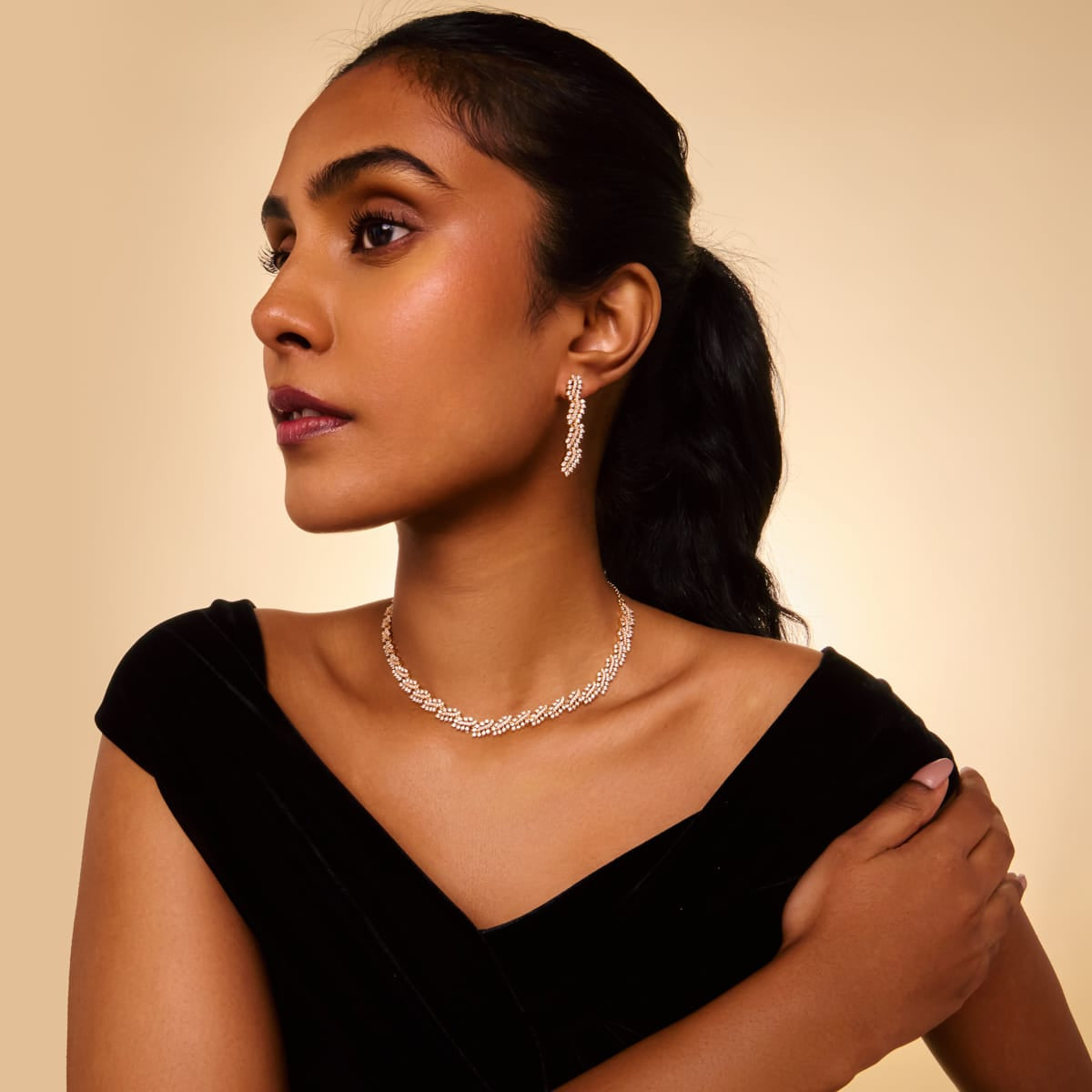 Zircon Necklace Zircon Necklace 201474