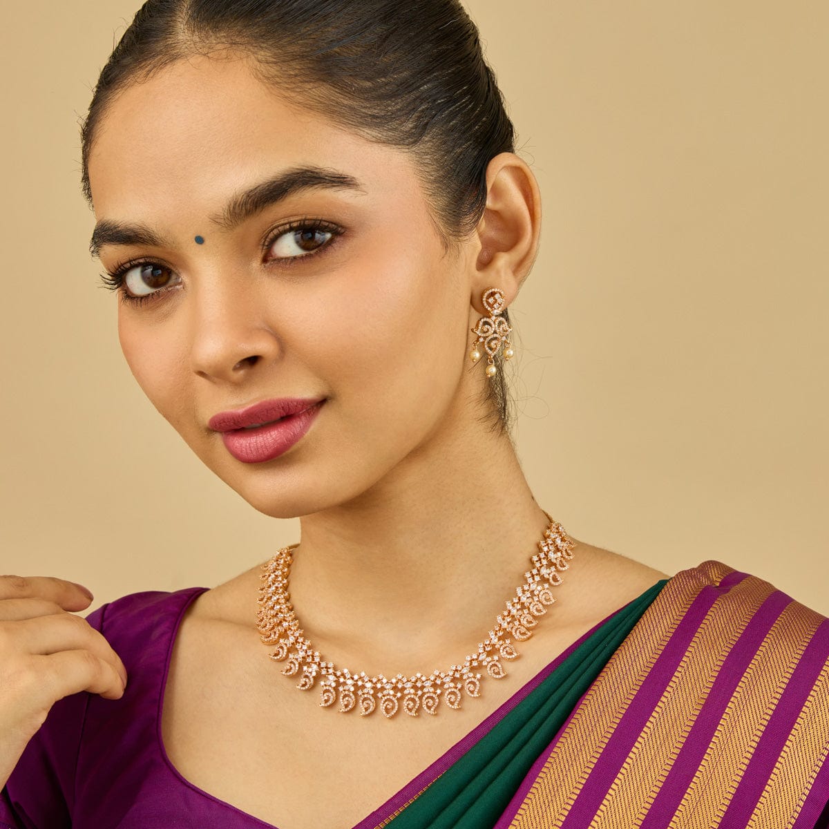 Zircon Necklace Zircon Necklace 185539