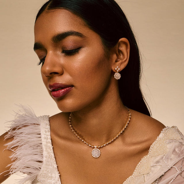 Zircon Necklace Zircon Necklace 191066