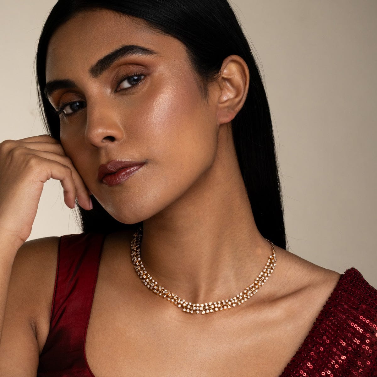 Zircon Necklace Zircon Necklace 192619