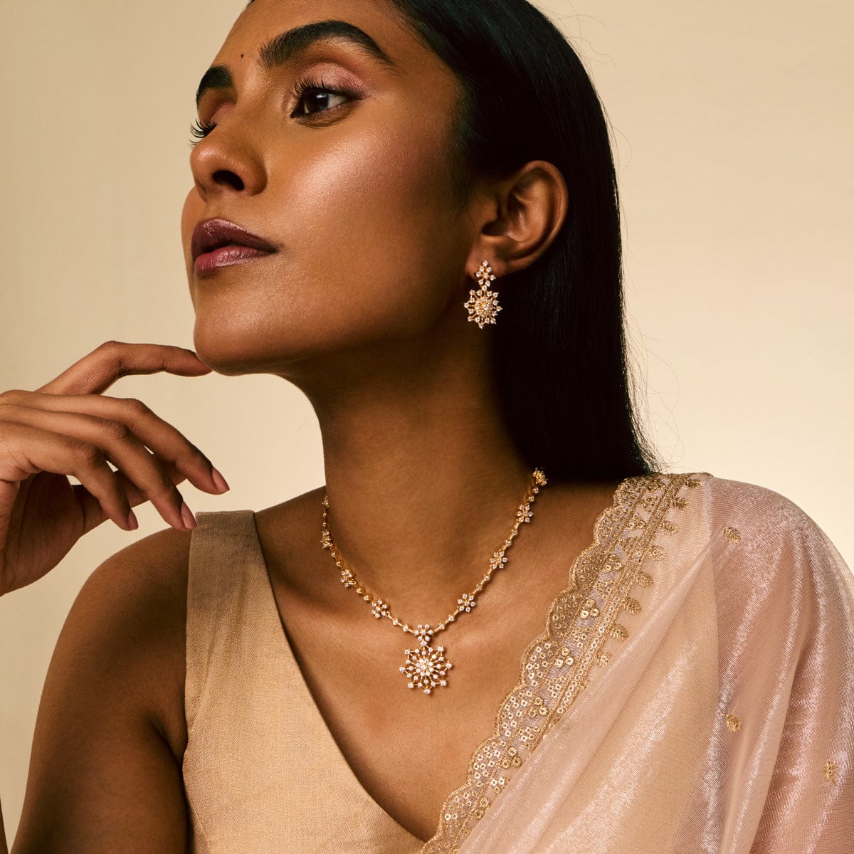 Zircon Necklace Zircon Necklace 192620